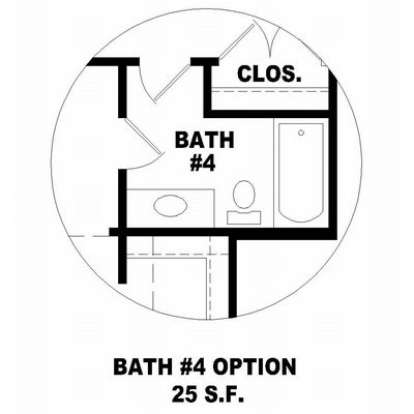 Floorplan 4 for House Plan #053-01718