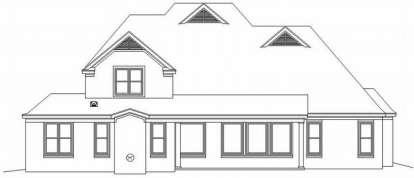 French Country House Plan #053-01719 Elevation Photo