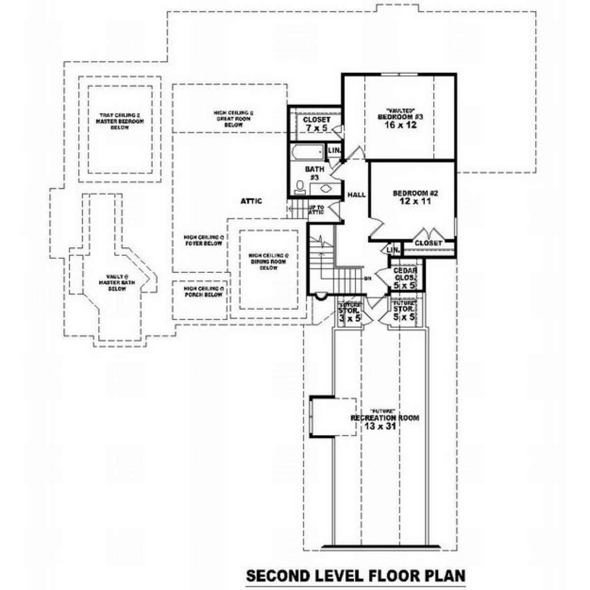 Floorplan 2 for House Plan #053-01722