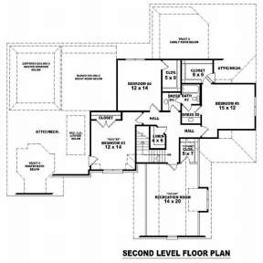Floorplan 2 for House Plan #053-01726