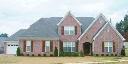 French Country House Plan #053-01736 Elevation Photo