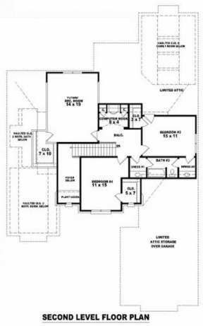 Floorplan 2 for House Plan #053-01740