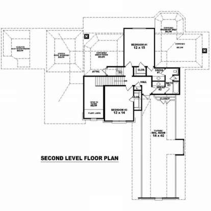 Floorplan 2 for House Plan #053-01741