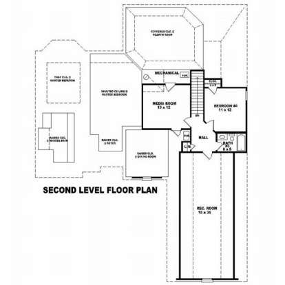 Floorplan 2 for House Plan #053-01744