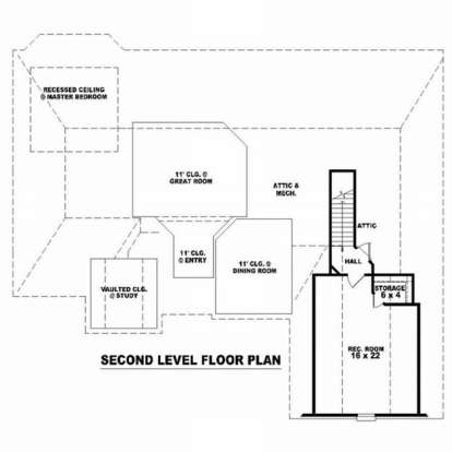 Floorplan 2 for House Plan #053-01746