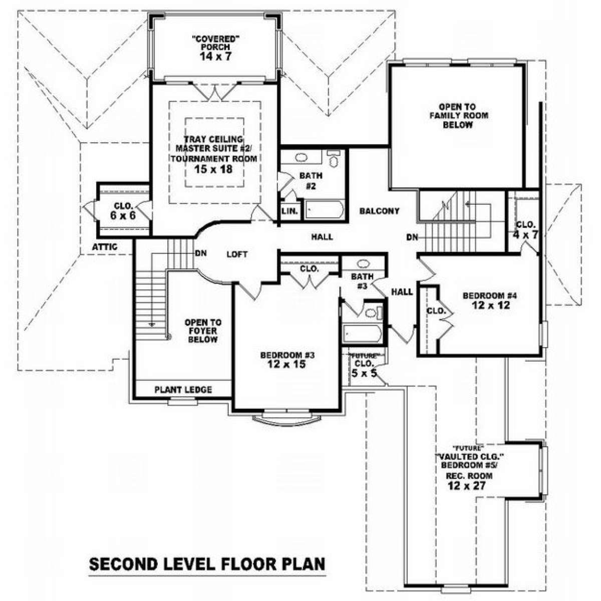 Floorplan 2 for House Plan #053-01754