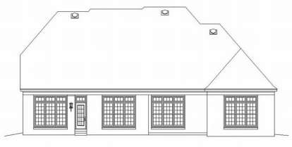 European House Plan #053-01756 Elevation Photo