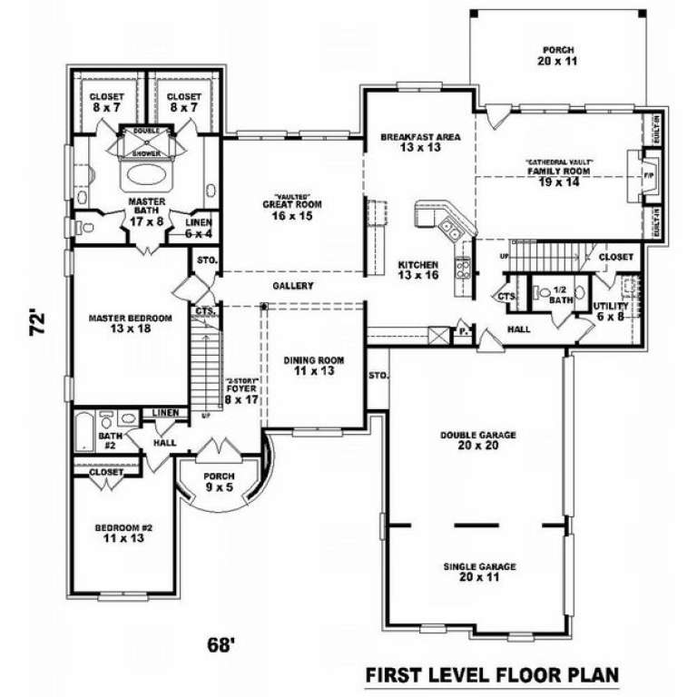 House Plan House Plan #9346 Drawing 1