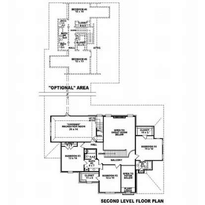 Floorplan 2 for House Plan #053-01777