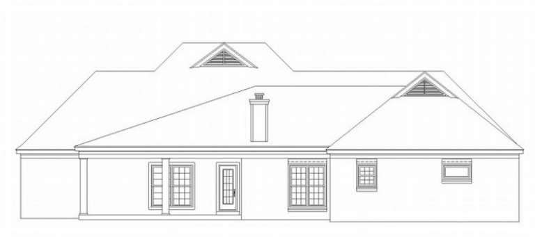 Traditional House Plan #053-01781 Elevation Photo