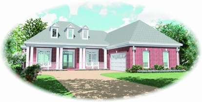 Southern House Plan #053-01784 Elevation Photo