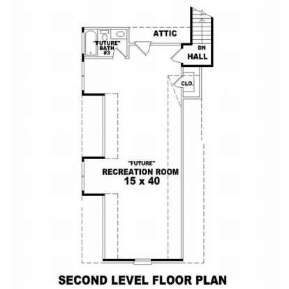 Floorplan 2 for House Plan #053-01785