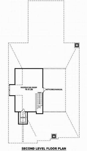 Floorplan 2 for House Plan #053-01787