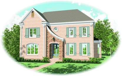 French Country House Plan #053-01788 Elevation Photo