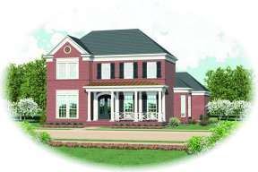 Traditional House Plan #053-01790 Elevation Photo