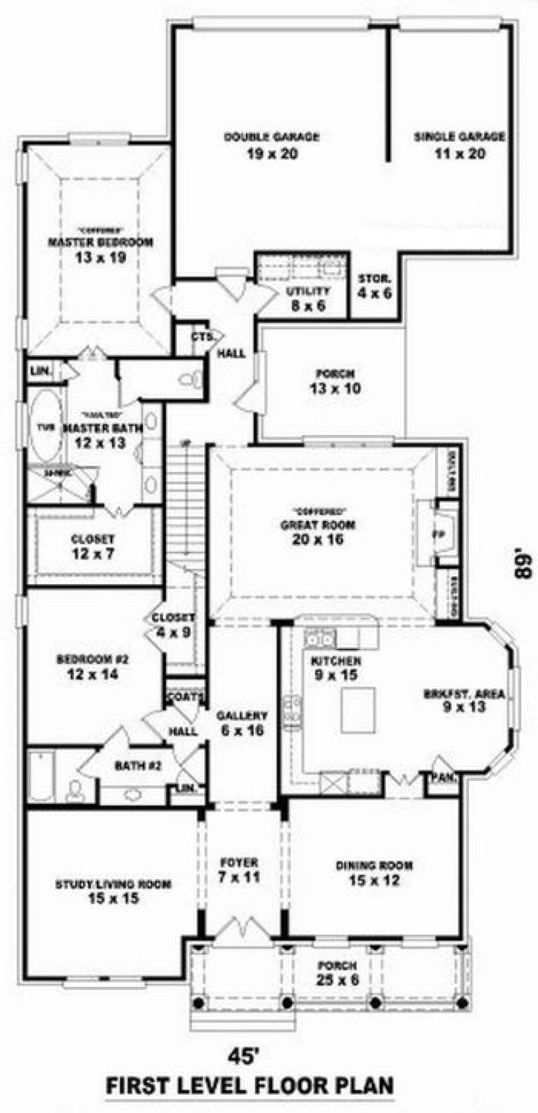 House Plan House Plan #9374 Drawing 1