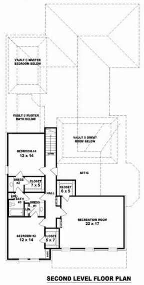 Floorplan 2 for House Plan #053-01790