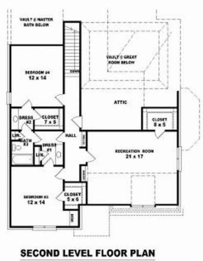 Floorplan 2 for House Plan #053-01791