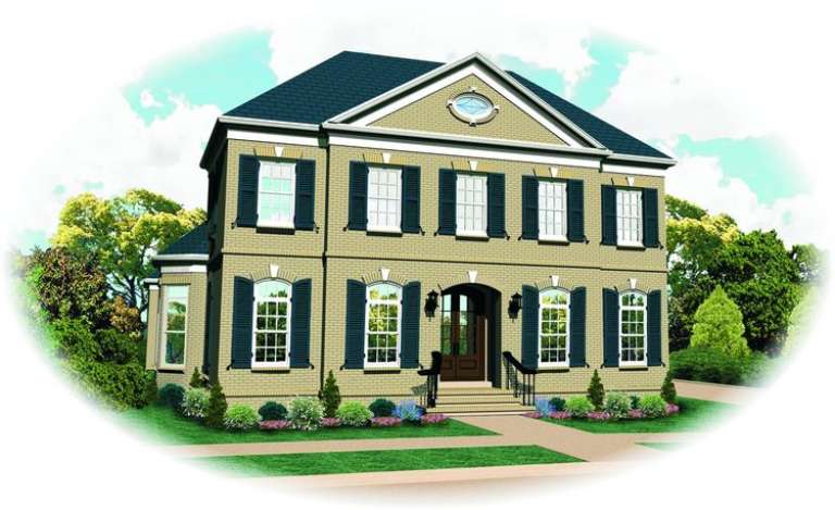 House Plan House Plan #9376 Front Elevation