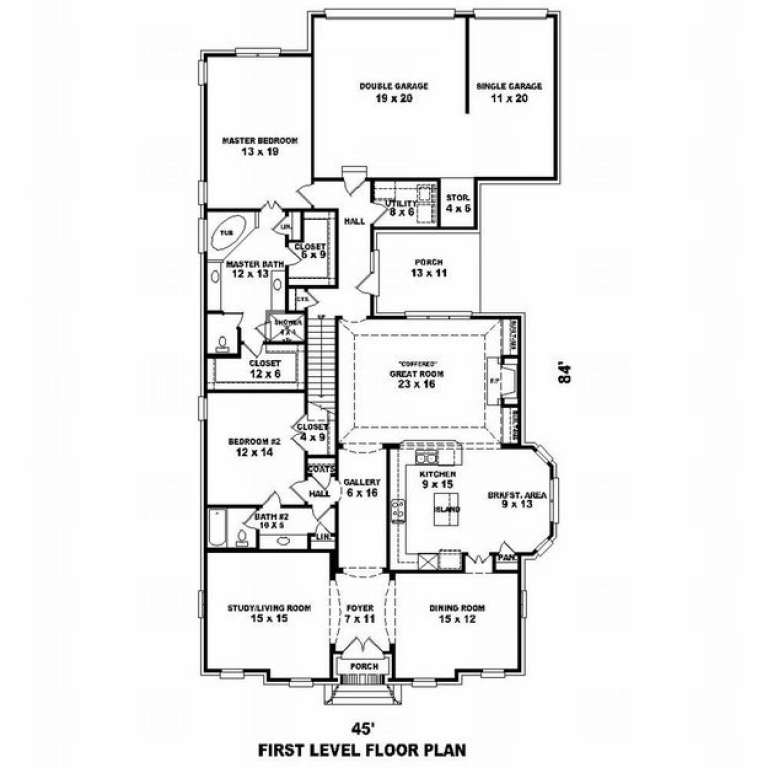 House Plan House Plan #9376 Drawing 1