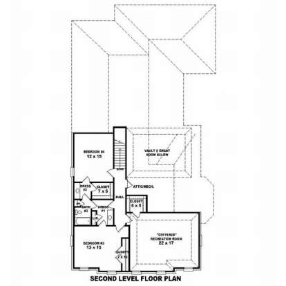 Floorplan 2 for House Plan #053-01792