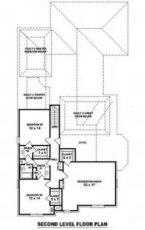 Floorplan 2 for House Plan #053-01794