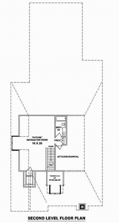 Floorplan 2 for House Plan #053-01795