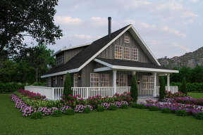 Craftsman House Plan #035-00287 Elevation Photo