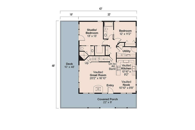 House Plan House Plan #938 Drawing 1