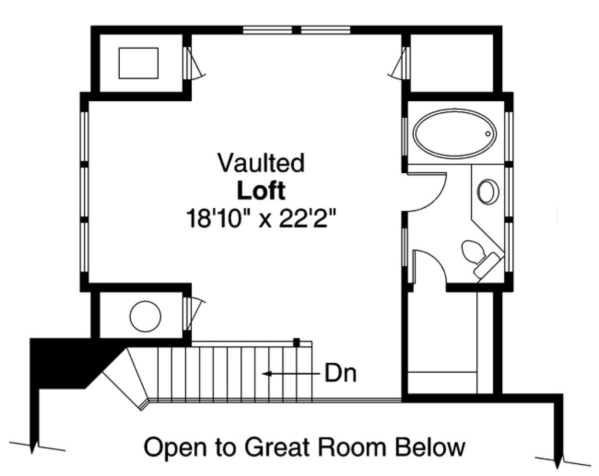 Floorplan 2 for House Plan #035-00287