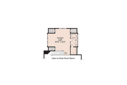 Loft for House Plan #035-00287