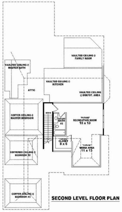 Floorplan 2 for House Plan #053-01796