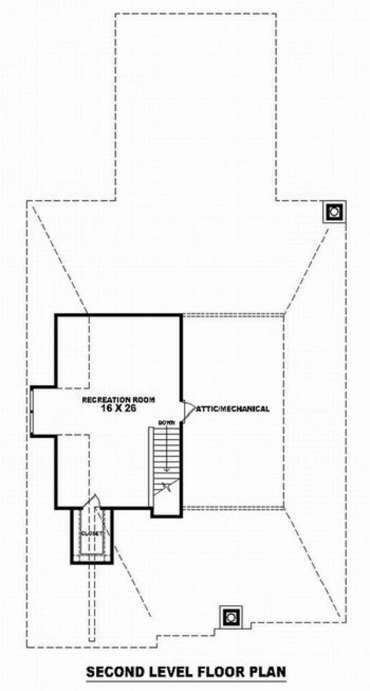 Floorplan 2 for House Plan #053-01797