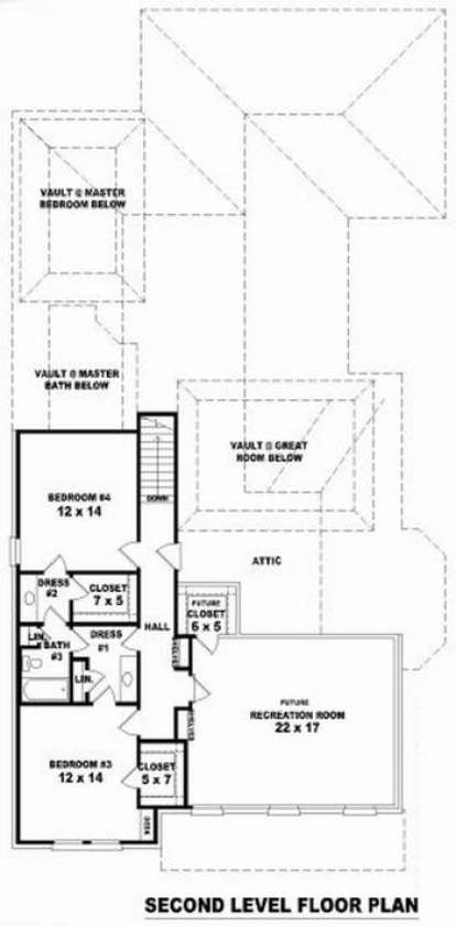 Floorplan 2 for House Plan #053-01800