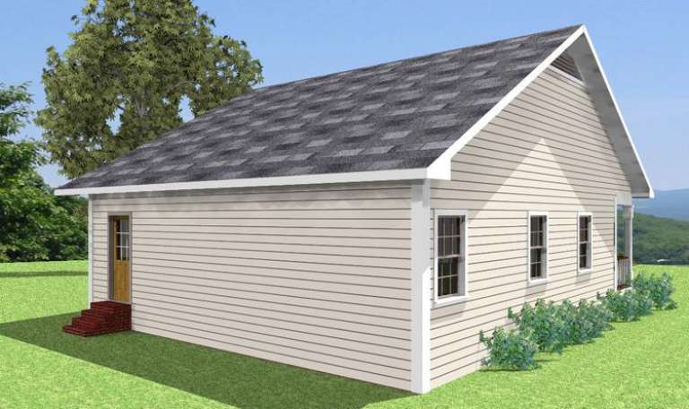 Small House Plan #1776-00003 Elevation Photo