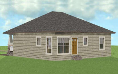 Craftsman House Plan #1776-00004 Elevation Photo