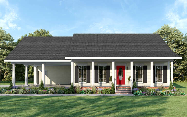House Plan House Plan #9393 Front Elevation 
