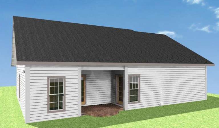 Southern House Plan #1776-00008 Elevation Photo