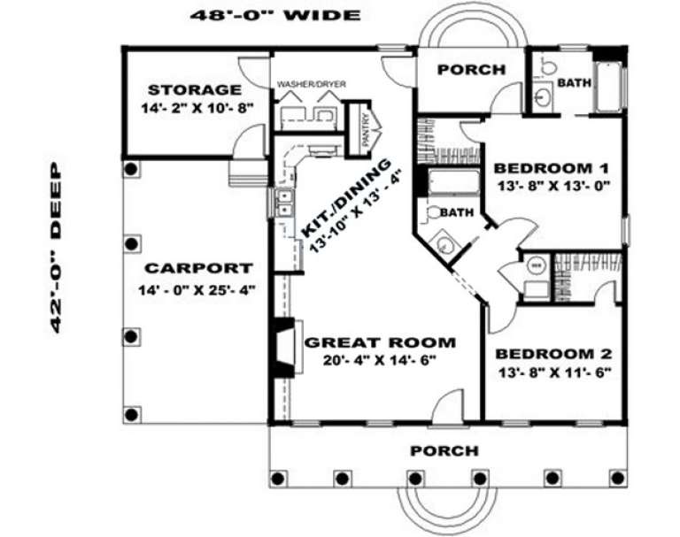 House Plan House Plan #9394 Drawing 1