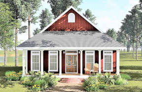 Cottage House Plan #1776-00011 Elevation Photo