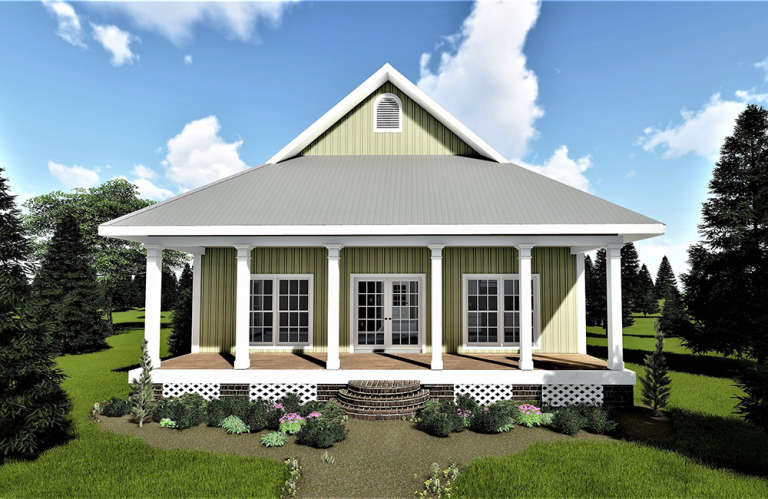 Cottage House Plan #1776-00012 Elevation Photo