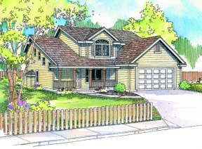 Traditional House Plan #035-00289 Elevation Photo