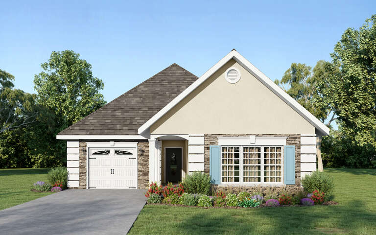 House Plan House Plan #9400 Front Elevation 