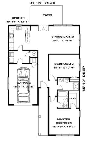 Floorplan 1 for House Plan #1776-00014
