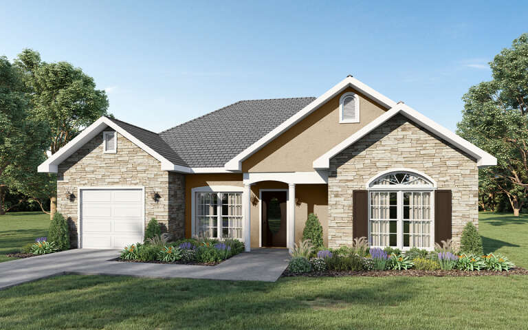 House Plan House Plan #9402 Front Elevation 