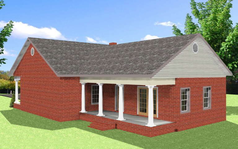 Cottage House Plan #1776-00019 Elevation Photo