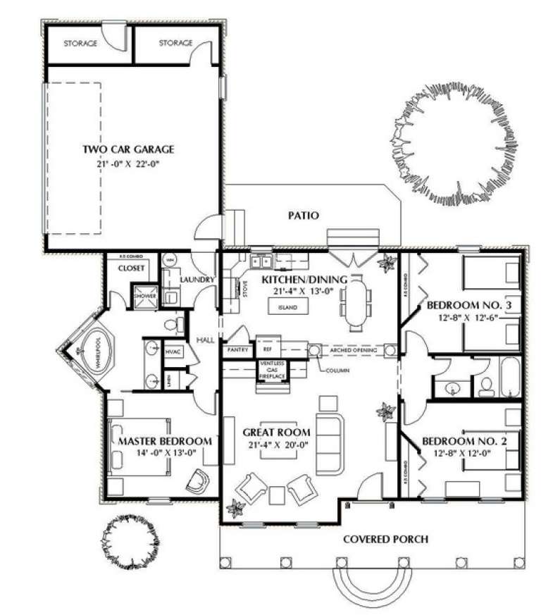 House Plan House Plan #9413 Drawing 1