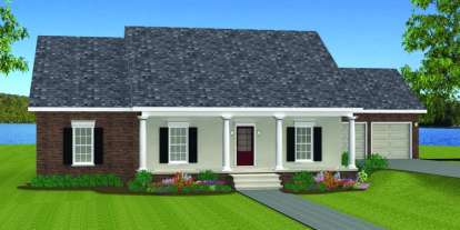 Country House Plan #1776-00031 Elevation Photo