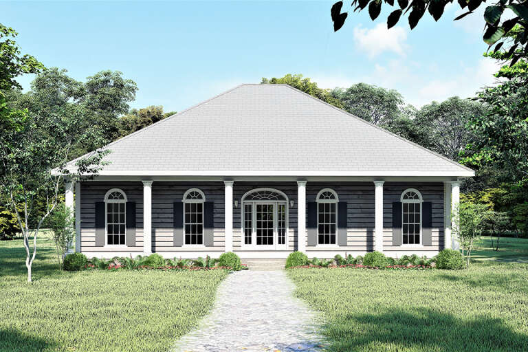 Country House Plan #1776-00033 Elevation Photo