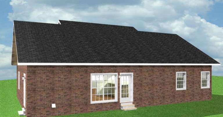 Southern House Plan #1776-00034 Elevation Photo